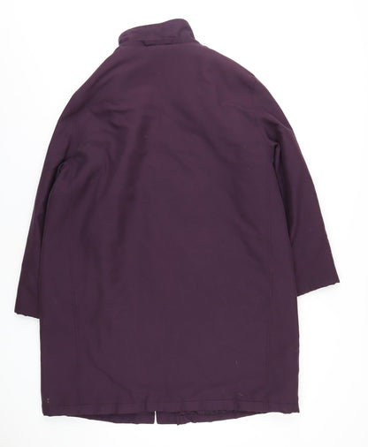 JFW Womens Purple Jacket Coat Size 16 Zip