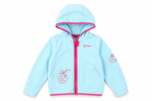 Hi Gear Girls Blue Jacket Size 3-4 Years Zip