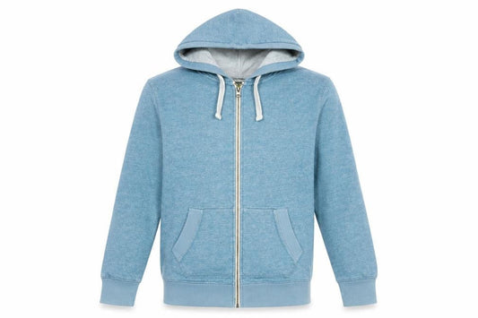 Debenhams Mens Blue Cotton Full Zip Hoodie Size S