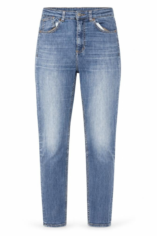 Monki Womens Blue Cotton Skinny Jeans Size 29 in L30.5 in Regular Zip