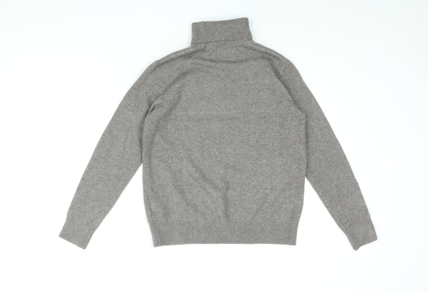 Marks and Spencer Womens Brown Roll Neck Polyester Pullover Jumper Size XS