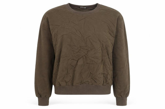 Zara Womens Brown Cotton Pullover Sweatshirt Size L Pullover