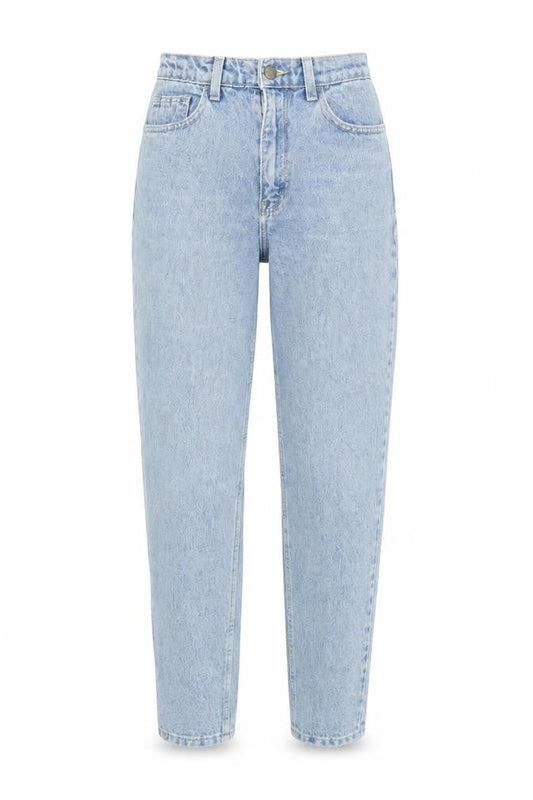American Apparel Womens Blue Cotton Mom Jeans Size 26 in L32.5 in Regular Zip