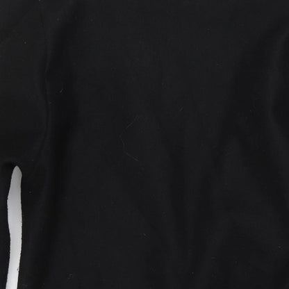 Quiz Womens Black Overcoat Coat Size 8