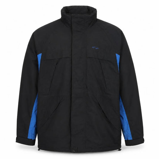 U.S. Athletic Mens Black Jacket Size M Zip - Technical