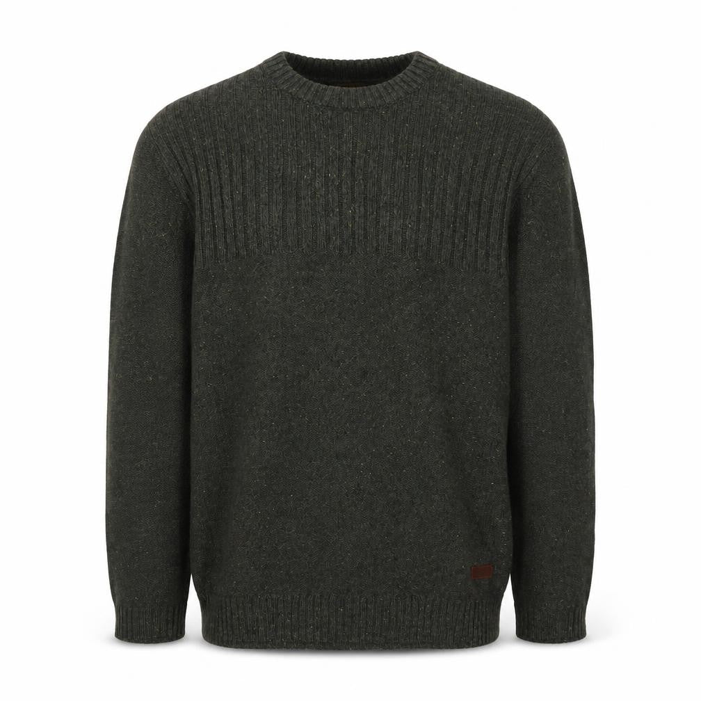Gandys Mens Blue Round Neck Acrylic Pullover Jumper Size S Long Sleeve