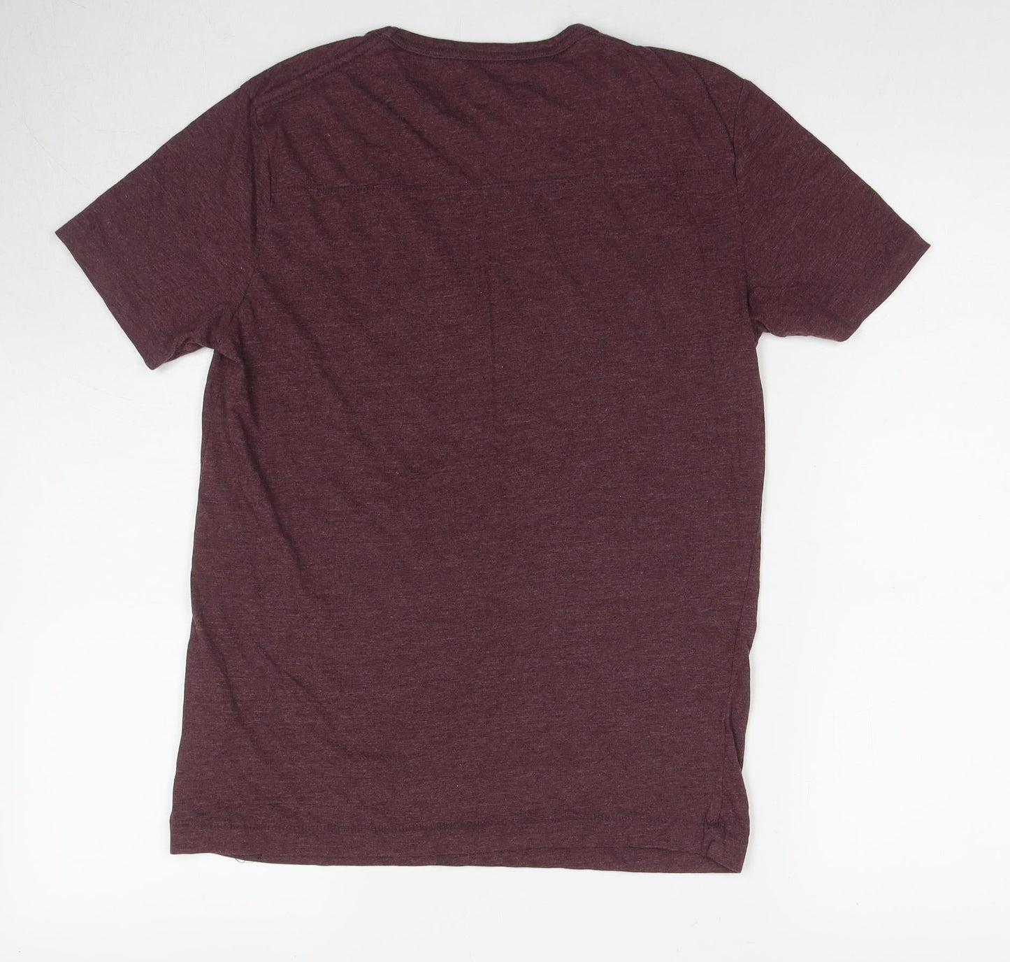 French Connection Mens Brown Cotton T-Shirt Size S Round Neck