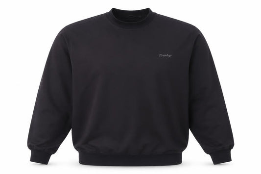 Dunlop Mens Black Polyester Pullover Sweatshirt Size L
