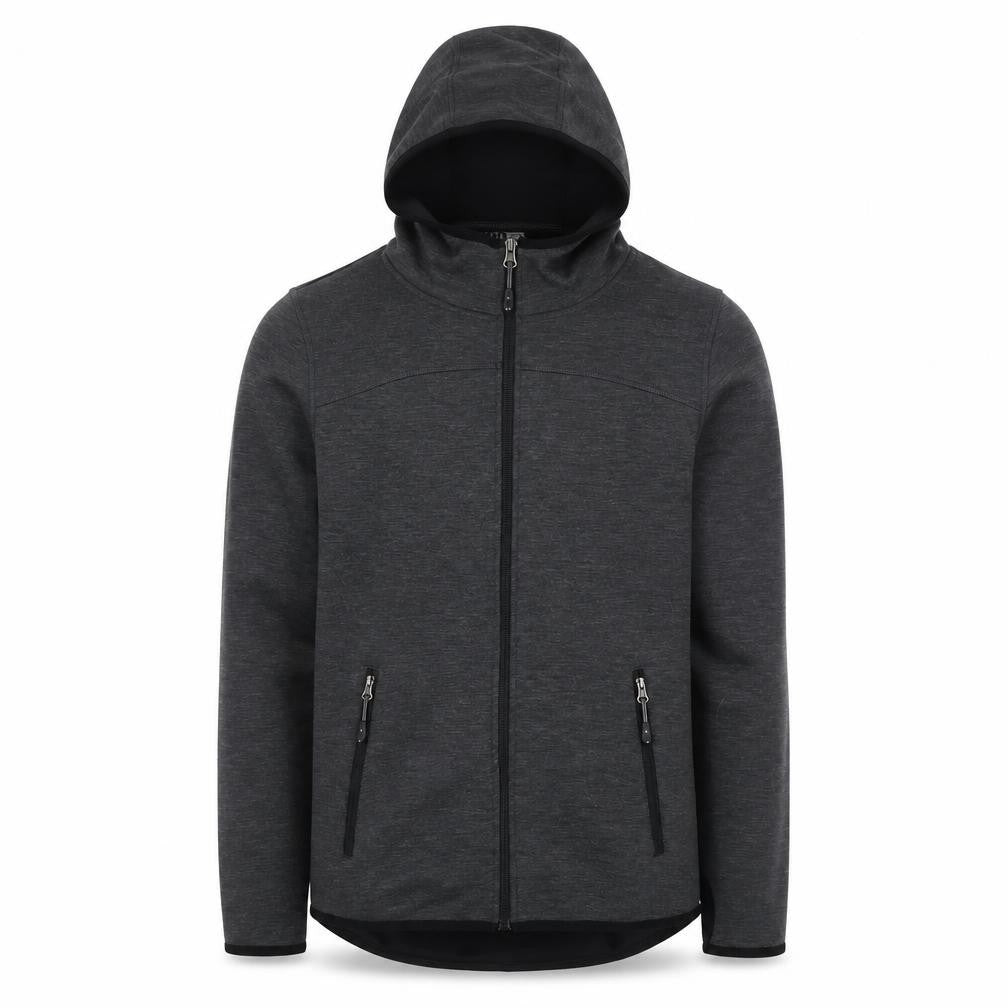 32 Degrees Mens Grey Polyester Full Zip Hoodie Size M