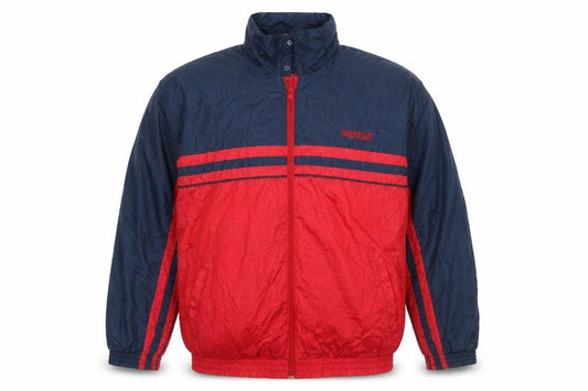 Athletic Works Mens Red Jacket Size XL Zip - Colourblock Pattern
