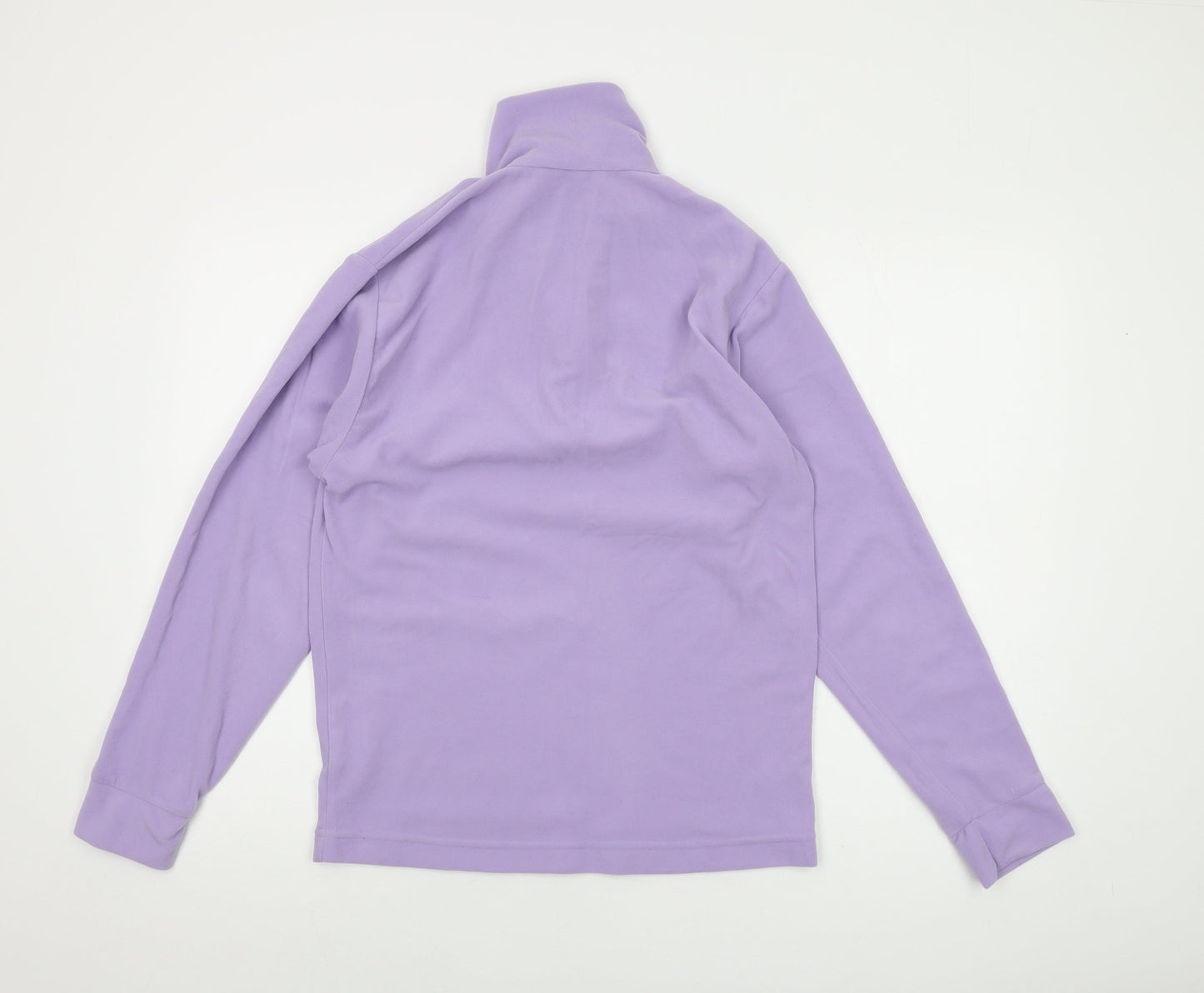 Campagnolo Womens Purple Polyester Pullover Sweatshirt Size S Zip