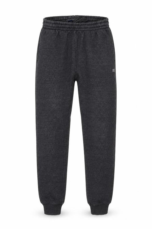 Russell Athletic Mens Grey Polyester Trousers Size M L32 in Regular Drawstring