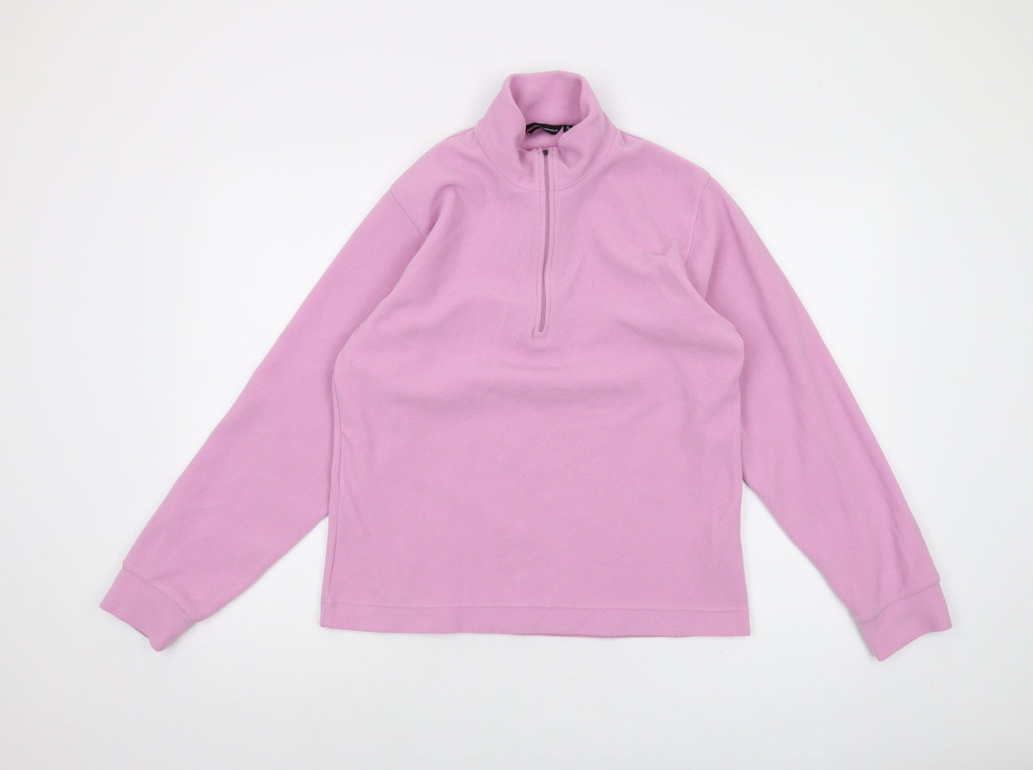 Campagnolo Womens Purple Polyester Pullover Sweatshirt Size S Zip