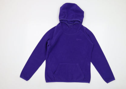 Hi Gear Womens Purple Polyester Pullover Hoodie Size 12 Pullover