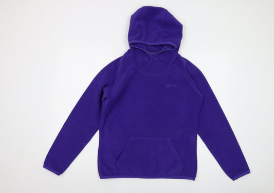 Hi Gear Womens Purple Polyester Pullover Hoodie Size 12 Pullover