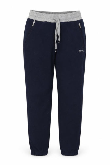 Slazenger Womens Blue Polyester Sweatpants Trousers Size 14 L28 in Regular Drawstring