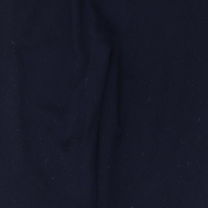 Slazenger Womens Blue Polyester Sweatpants Trousers Size 14 L28 in Regular Drawstring