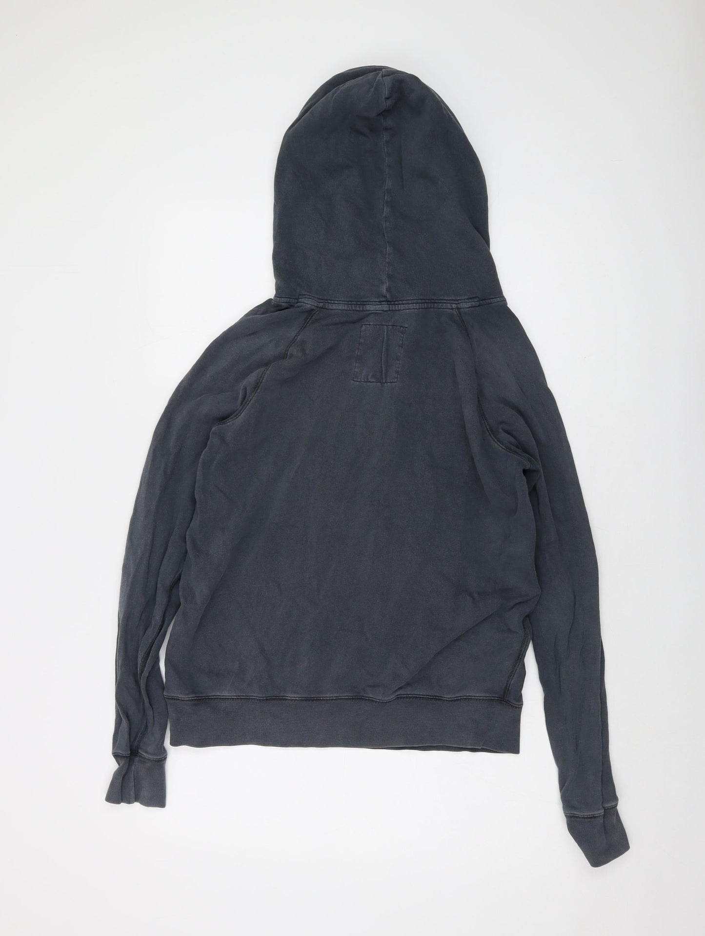 AUBIN & WILLS Womens Grey Cotton Pullover Hoodie Size 10 Pullover