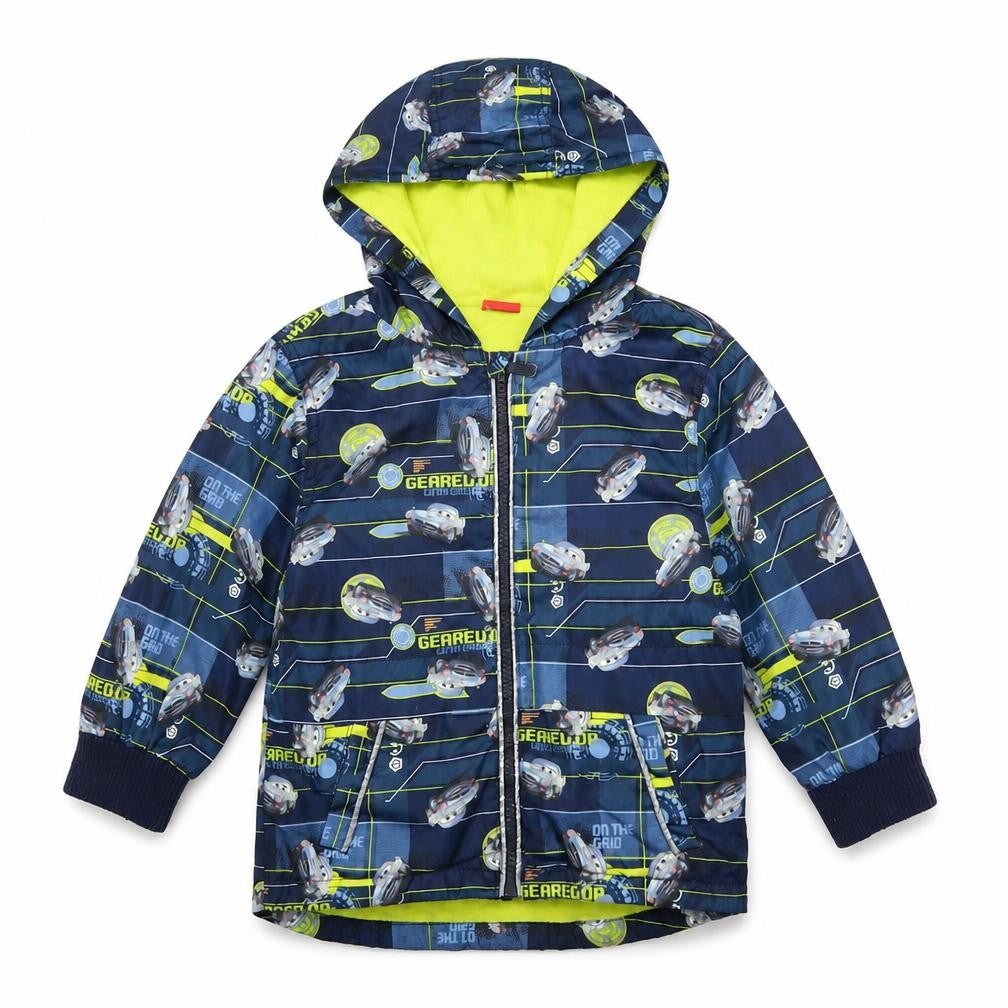 Disney Boys Multicoloured Geometric Jacket Size 2-3 Years Zip