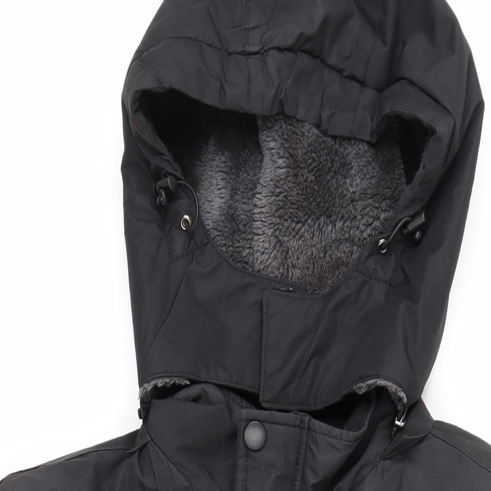 Outdoor Sport Mens Black Jacket Coat Size M Zip