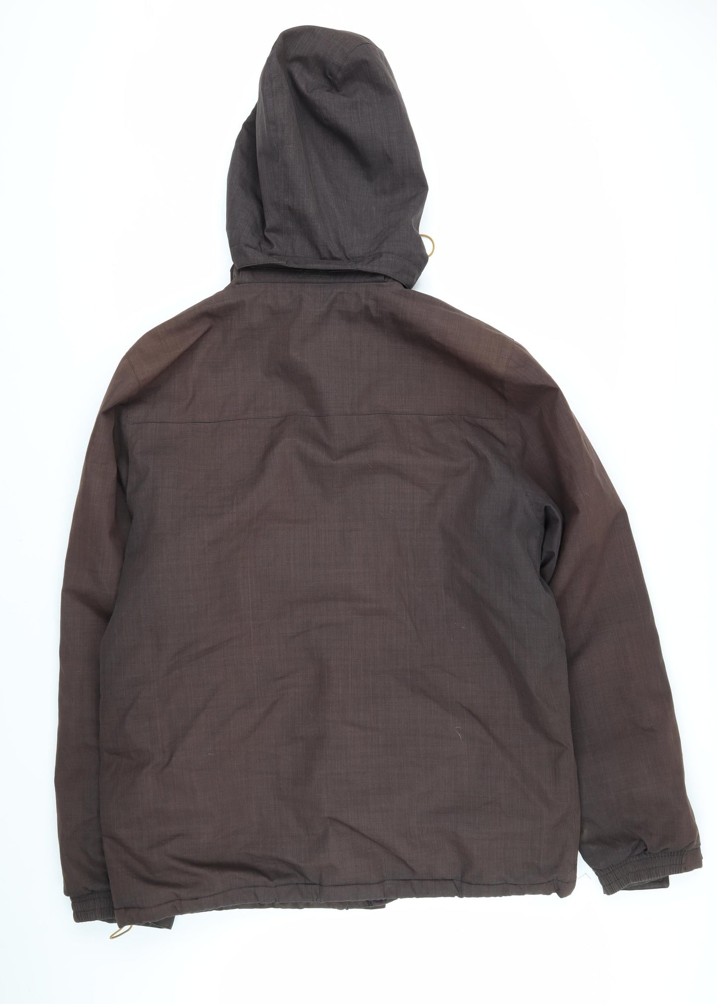 The Edge Mens Brown Jacket Coat Size M Zip