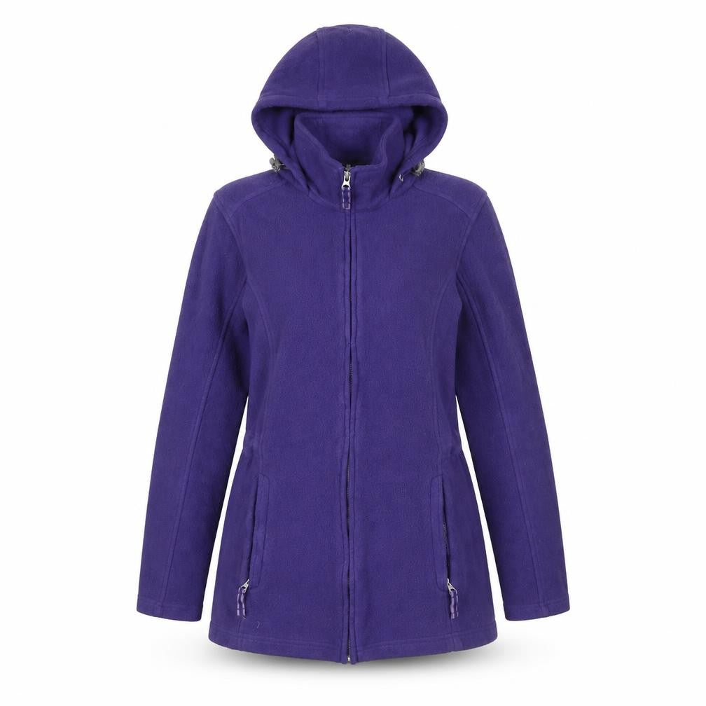 Lands' End Womens Purple Jacket Coat Size S Zip