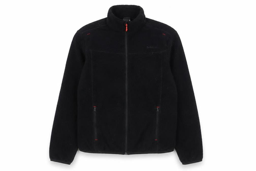 DECATHLON Mens Black Jacket Size M Zip - Logo, Embroidered