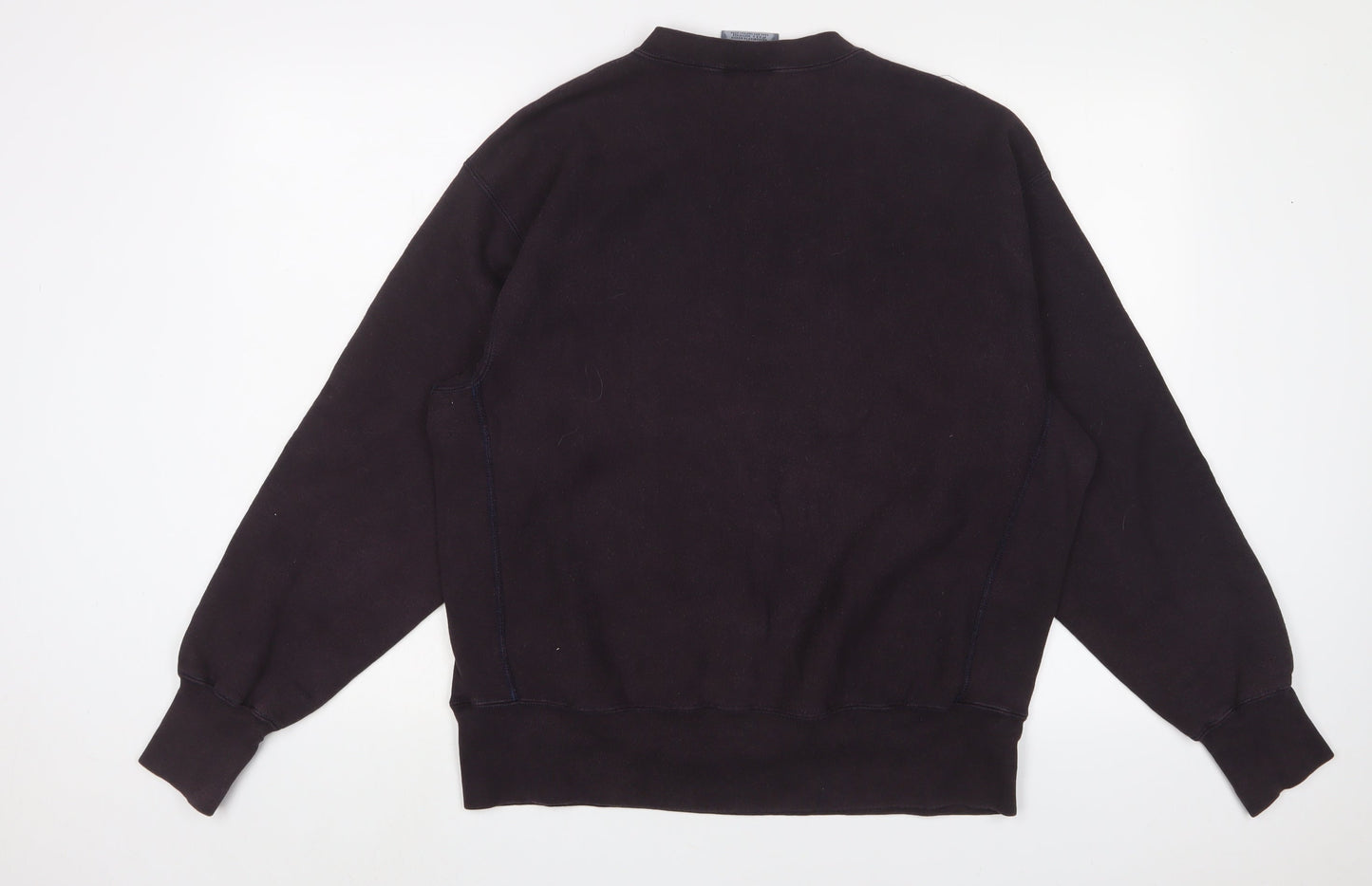 Lee Mens Purple Cotton Pullover Sweatshirt Size L - Phi Sigma Sigma Vinghamton