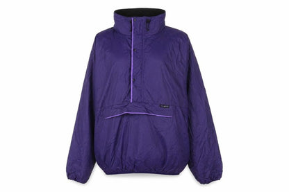 Polaris Womens Purple Windbreaker Jacket Size L Snap - Logo, Embroidered