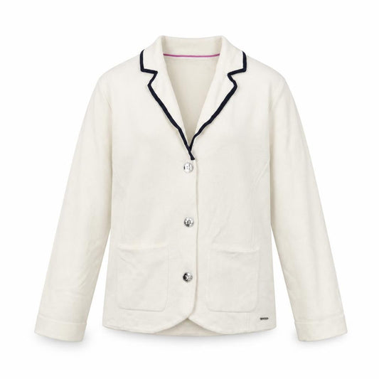 Autograph Girls Beige V-Neck Cotton Cardigan Jumper Size 9-10 Years Button