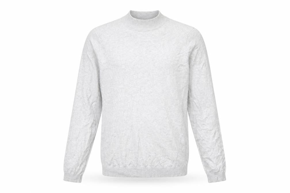 River Island Mens Grey Round Neck Viscose Pullover Jumper Size XL Long Sleeve