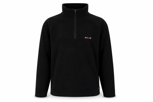 FIVE Mens Black Polyester Pullover Sweatshirt Size S - Logo