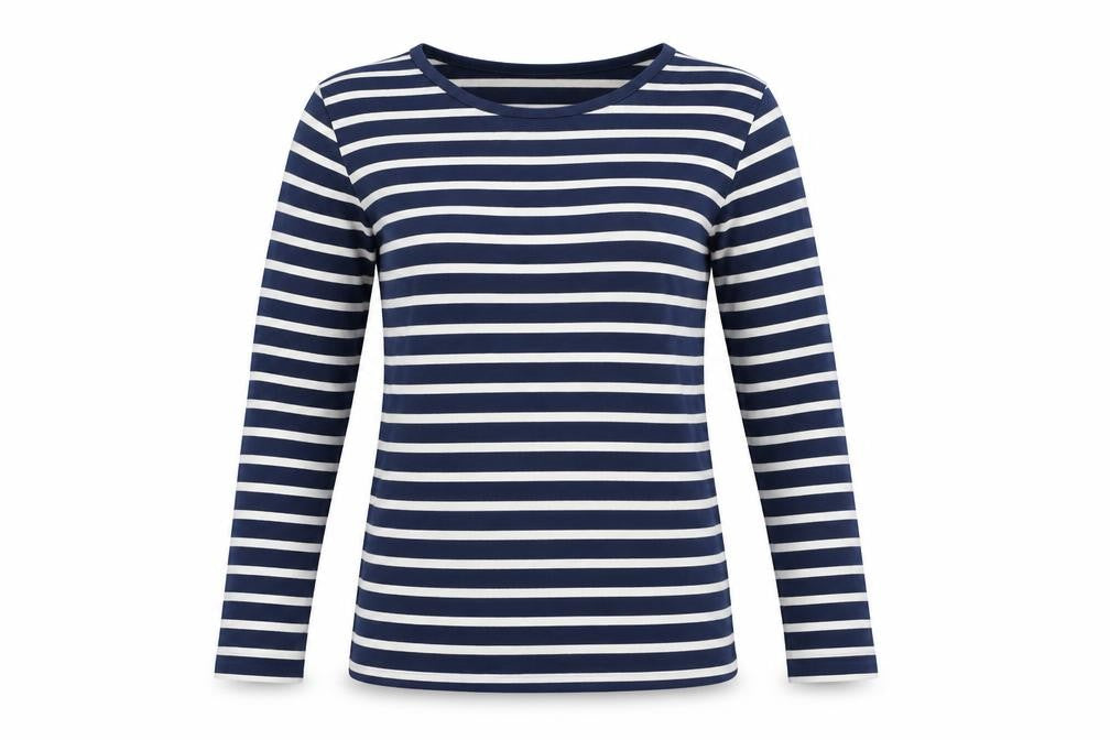 Pimkie Womens Blue Polyester Jersey T-Shirt Size M Crew Neck - Logo