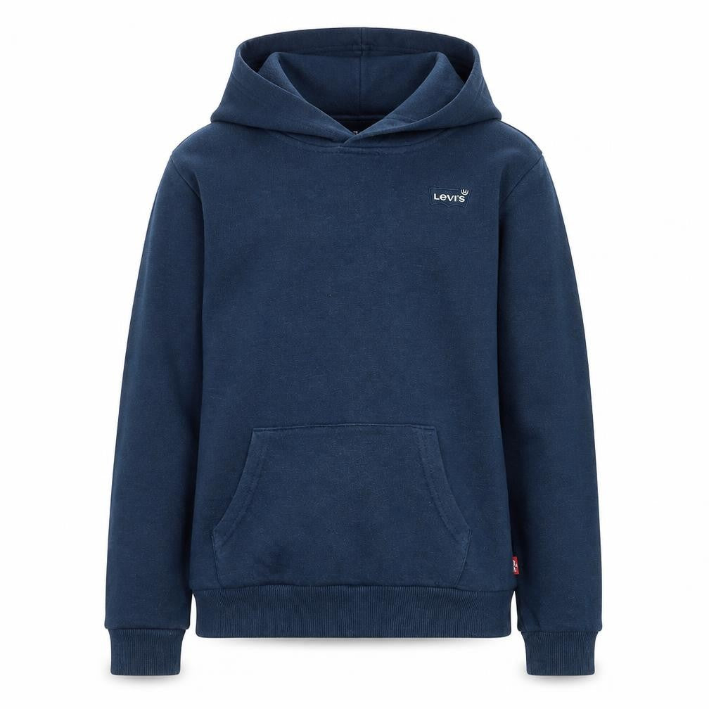Levi's Boys Blue Cotton Pullover Hoodie Size 8-9 Years - Logo