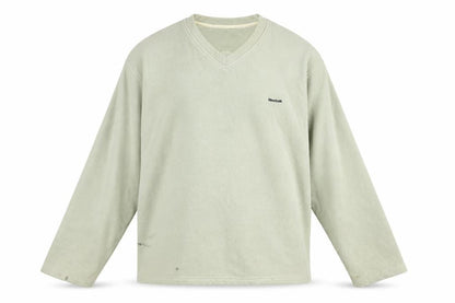 Reebok Mens Beige Polyester Pullover Sweatshirt Size M
