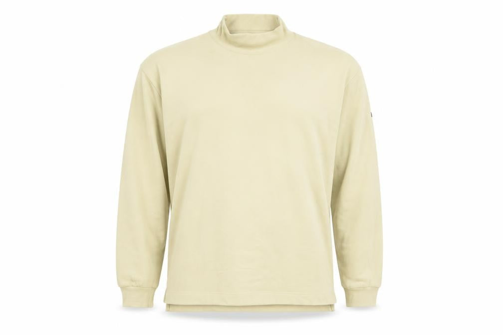 Progen Mens Beige Polyester Pullover Sweatshirt Size L