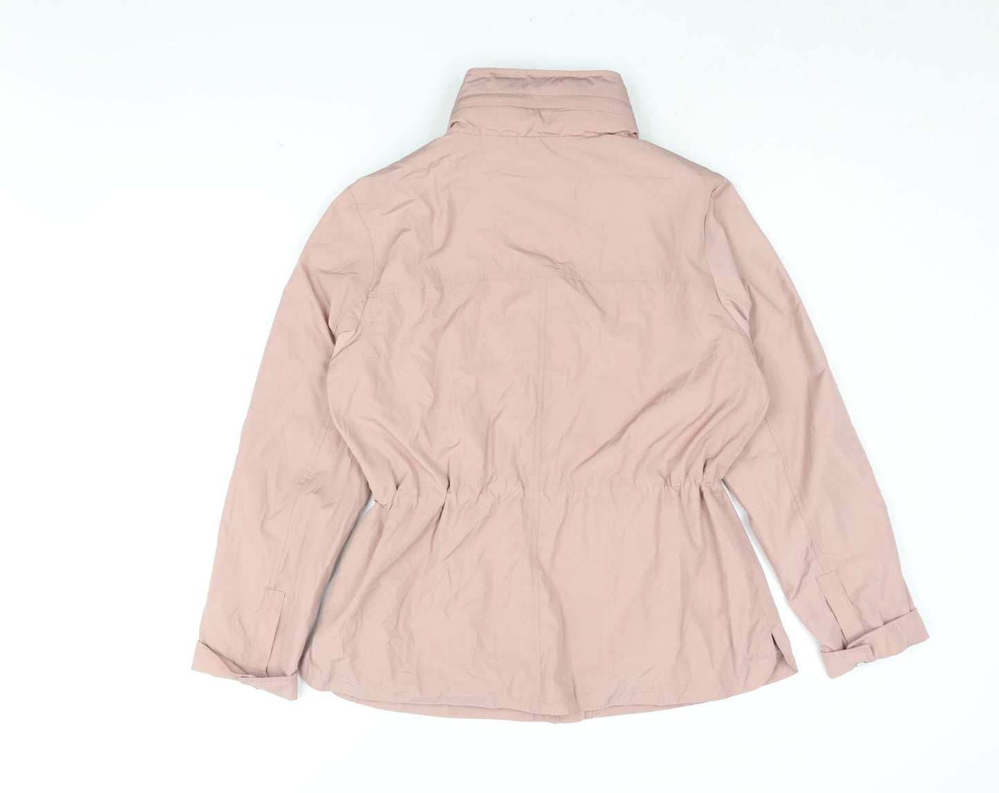 Marks and Spencer Womens Pink Jacket Coat Size 12 Zip