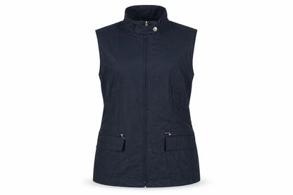 Maine New England Womens Blue Gilet Jacket Size 14 Zip