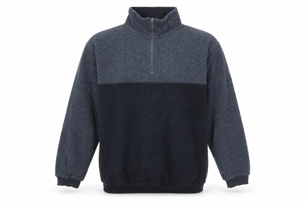 CANDA Mens Blue Polyester Pullover Sweatshirt Size M