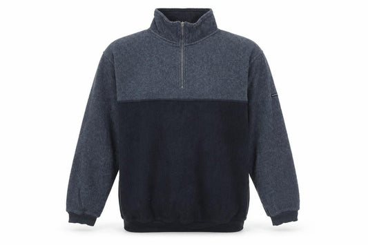 CANDA Mens Blue Polyester Pullover Sweatshirt Size M