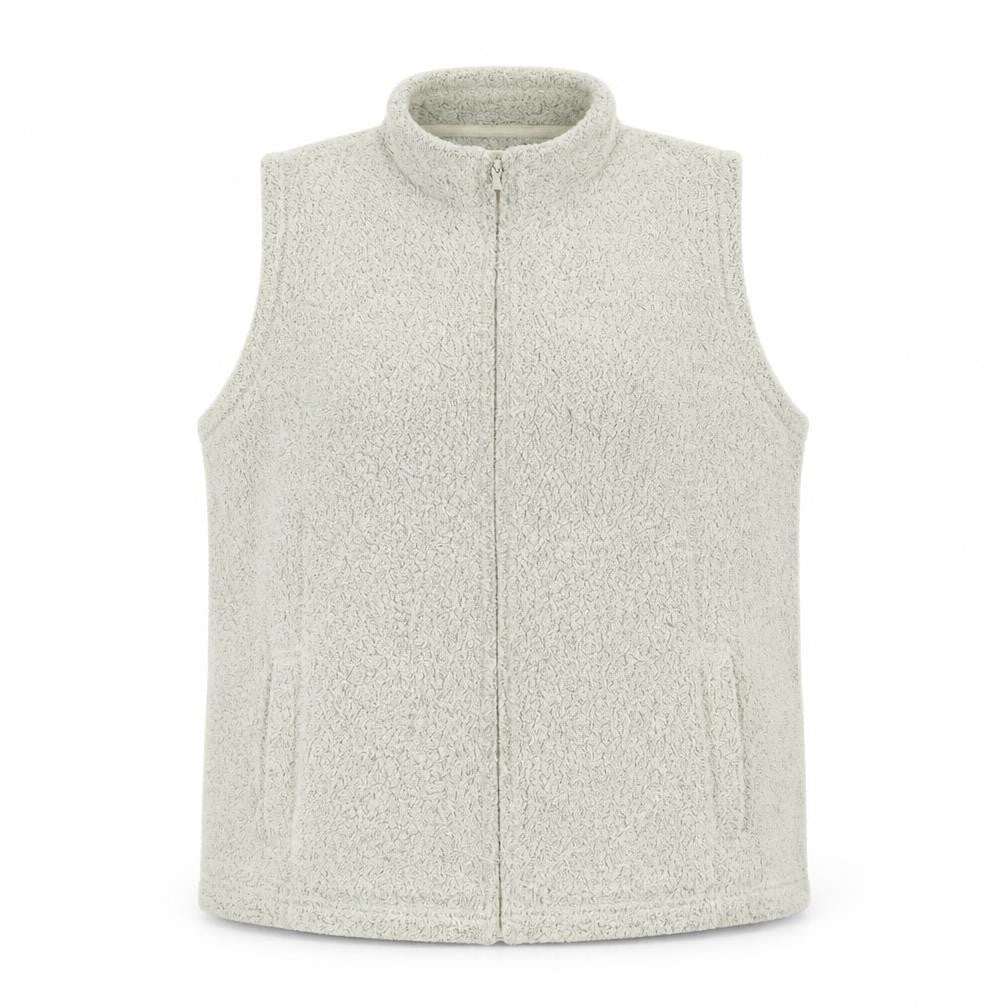 EWM Womens Beige Gilet Jacket Size 14 Zip - Size 14-16