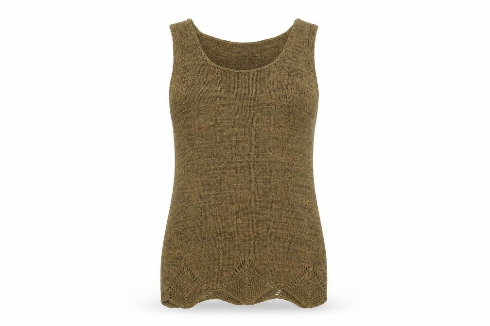 Bisou Jeans Womens Brown Acrylic Basic T-Shirt Size S Round Neck