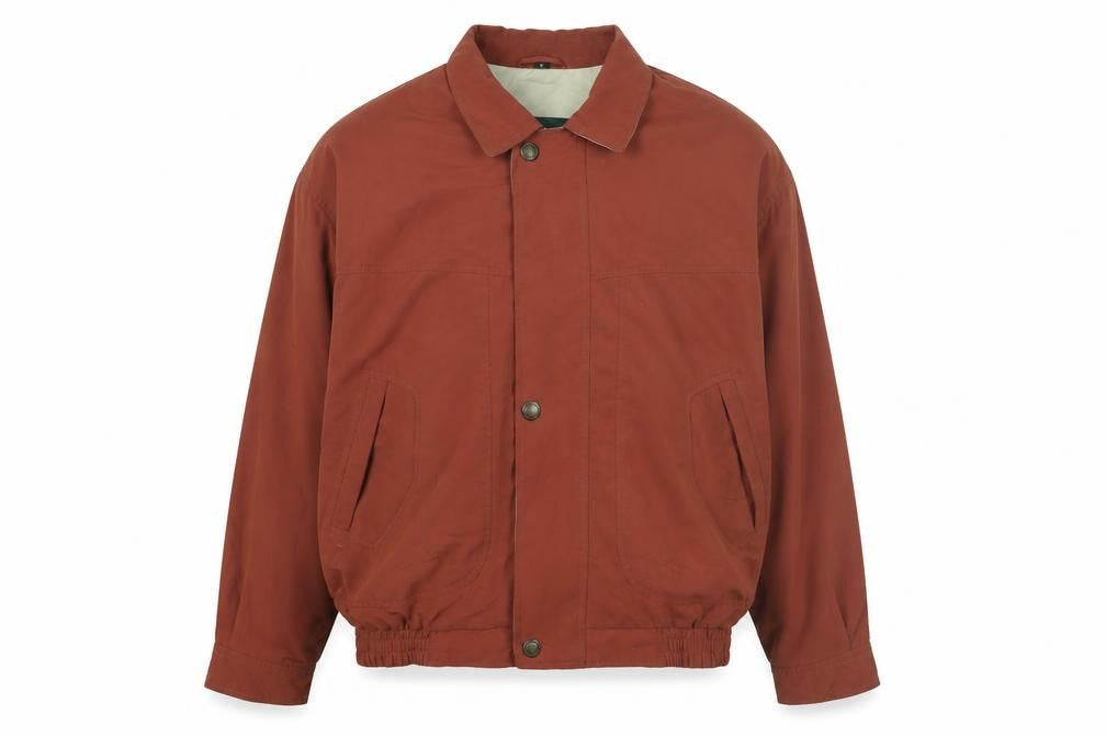 Dannimac Mens Brown Bomber Jacket Coat Size S Zip