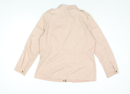 Damart Womens Pink Jacket Size 16 Zip