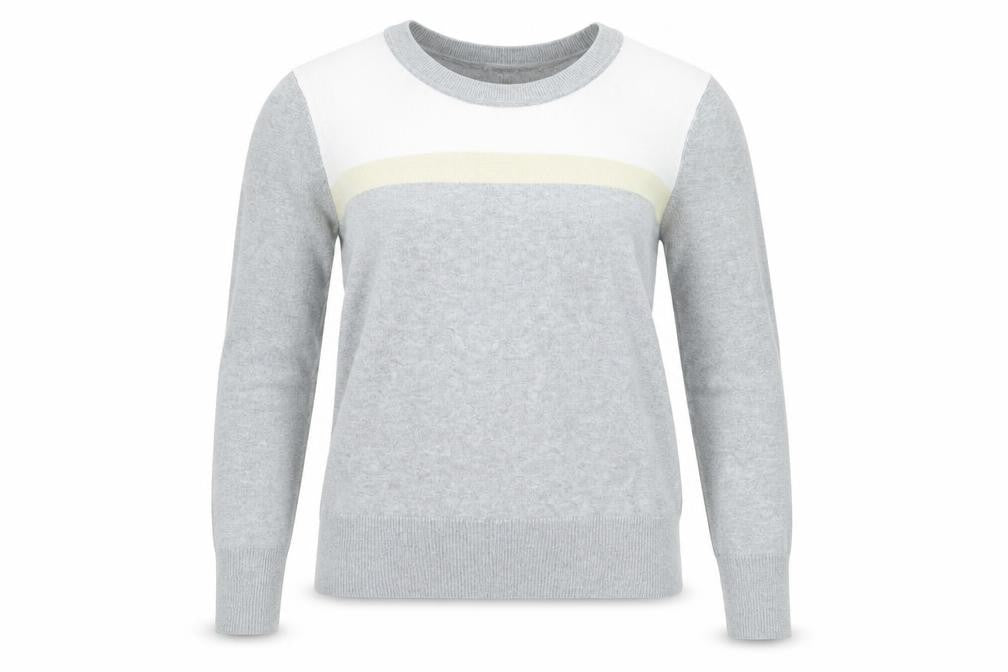 Gap Womens Grey Round Neck Cotton Pullover Jumper Size S
