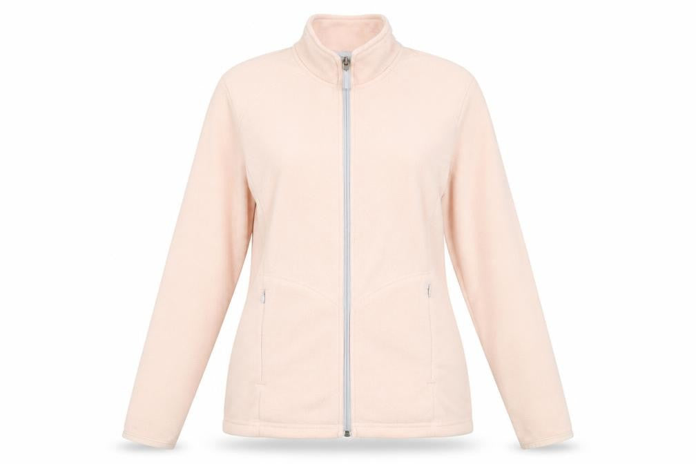 Marks and Spencer Womens Pink Jacket Size 14 Zip - Zipped Pockets