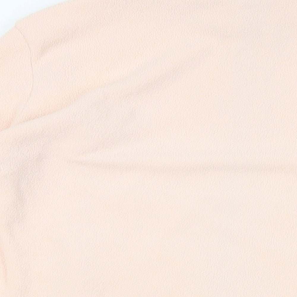 Marks and Spencer Womens Pink Jacket Size 14 Zip - Zipped Pockets