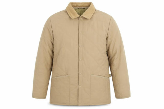 GOLFINO Mens Beige Quilted Jacket Size M Zip