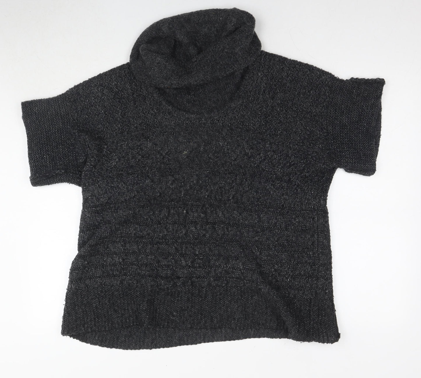 Betty Barclay Womens Grey Roll Neck Acrylic Pullover Jumper Size 18