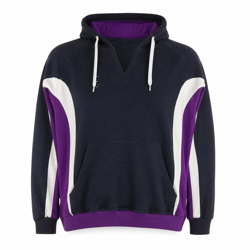 Kukri Womens Multicoloured Geometric Cotton Pullover Hoodie Size 18 Pullover
